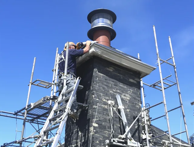 Sturdy chimney crown finished by Hinesville Chimney Sweep in Hinesville, GA