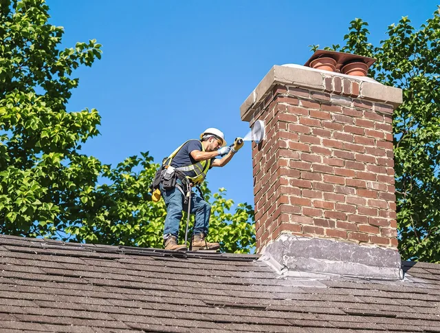 Hinesville Chimney Sweep performing an inspection with advanced tools in Hinesville, GA
