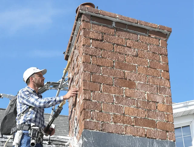 Brickwork for a chimney rebuild by Hinesville Chimney Sweep in Hinesville, GA