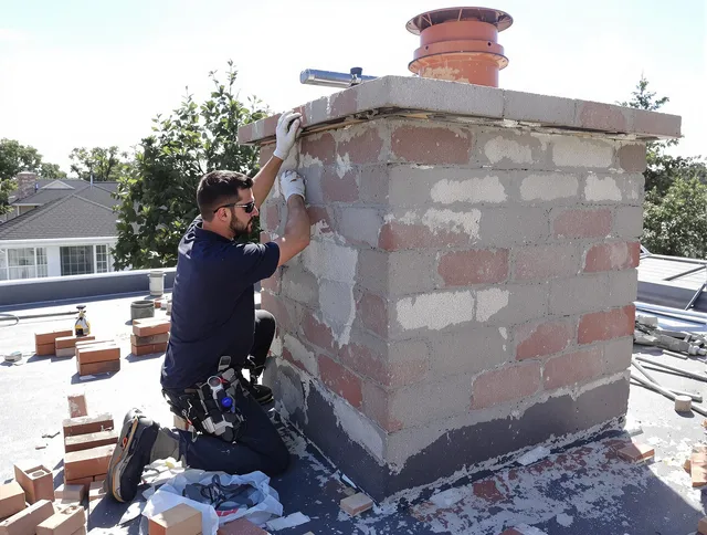 Advanced chimney repair process by Hinesville Chimney Sweep in Hinesville, GA
