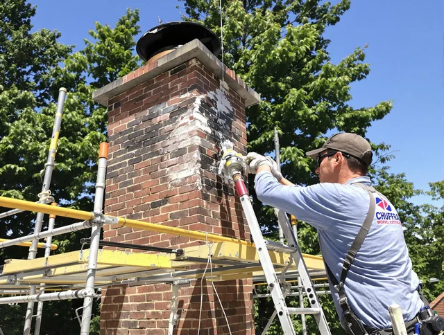 Structural chimney repair by Hinesville Chimney Sweep in Hinesville, GA