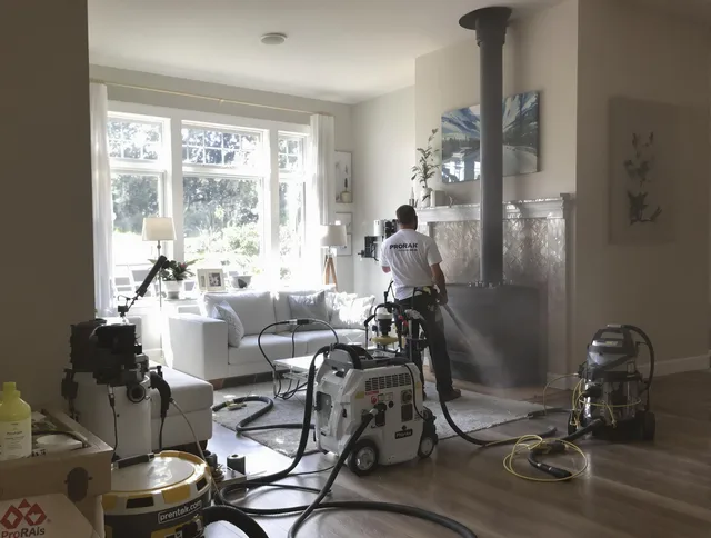 Soot removal service by Hinesville Chimney Sweep for a fireplace in Hinesville, GA