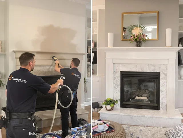 Professional soot removal by Hinesville Chimney Sweep team in Hinesville, GA